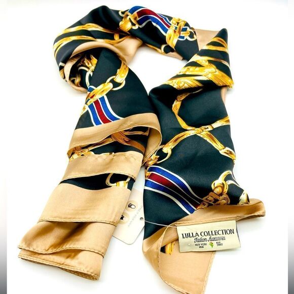 NWT Lulla Collection Italian Design Square Scarf 35” - Picture 4 of 10